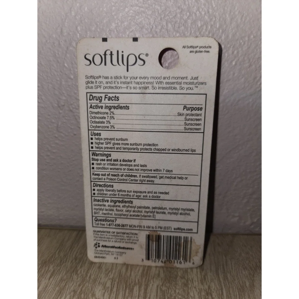 2‎ Pack SOFTLIPS LIMITED EDITION Sugar Cookie & Cherry NEW Discontinued SPF 20